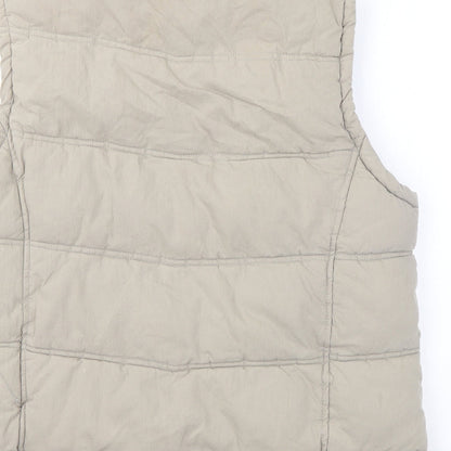 Thomas & Co Womens Beige Gilet Coat Size XL Zip