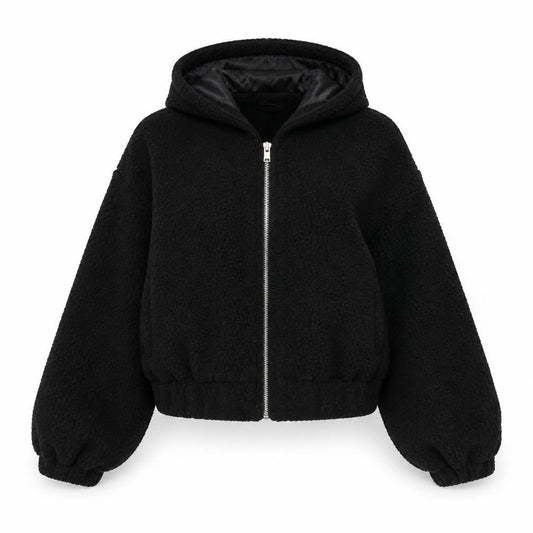 Womens UK Size 4 PRETTYLITTLETHING Black Jacket