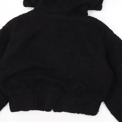 Womens UK Size 4 PRETTYLITTLETHING Black Jacket