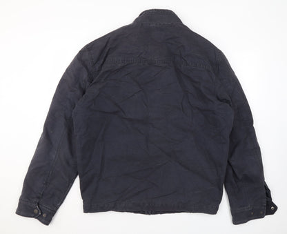 Atlantic Bay Mens Grey Rain Coat Coat Size XL Zip