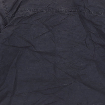 Atlantic Bay Mens Grey Rain Coat Coat Size XL Zip