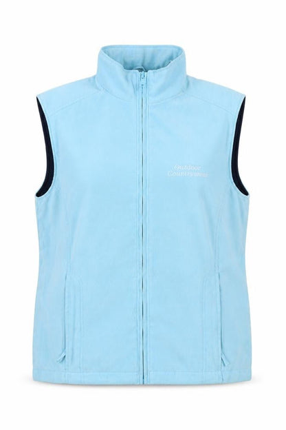 Outdoor Countrywear Womens Blue Gilet Coat Size S Zip