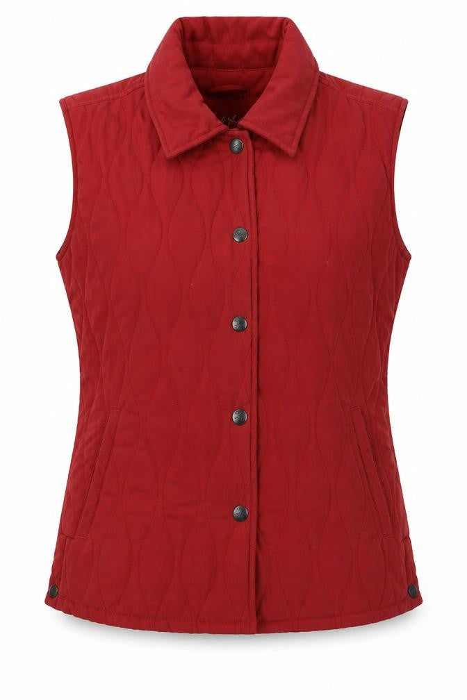 Womens UK Size 10 Jack Murphy Red Gilet