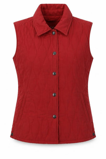 Womens UK Size 10 Jack Murphy Red Gilet