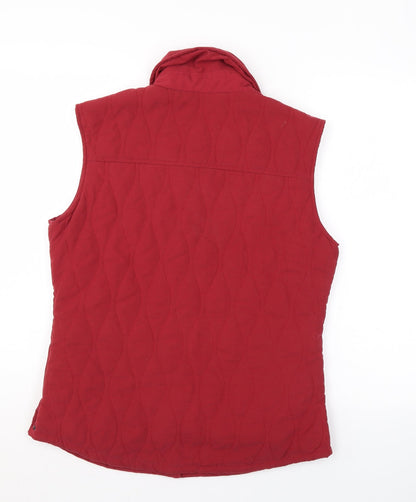 Womens UK Size 10 Jack Murphy Red Gilet