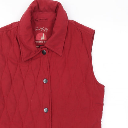 Womens UK Size 10 Jack Murphy Red Gilet
