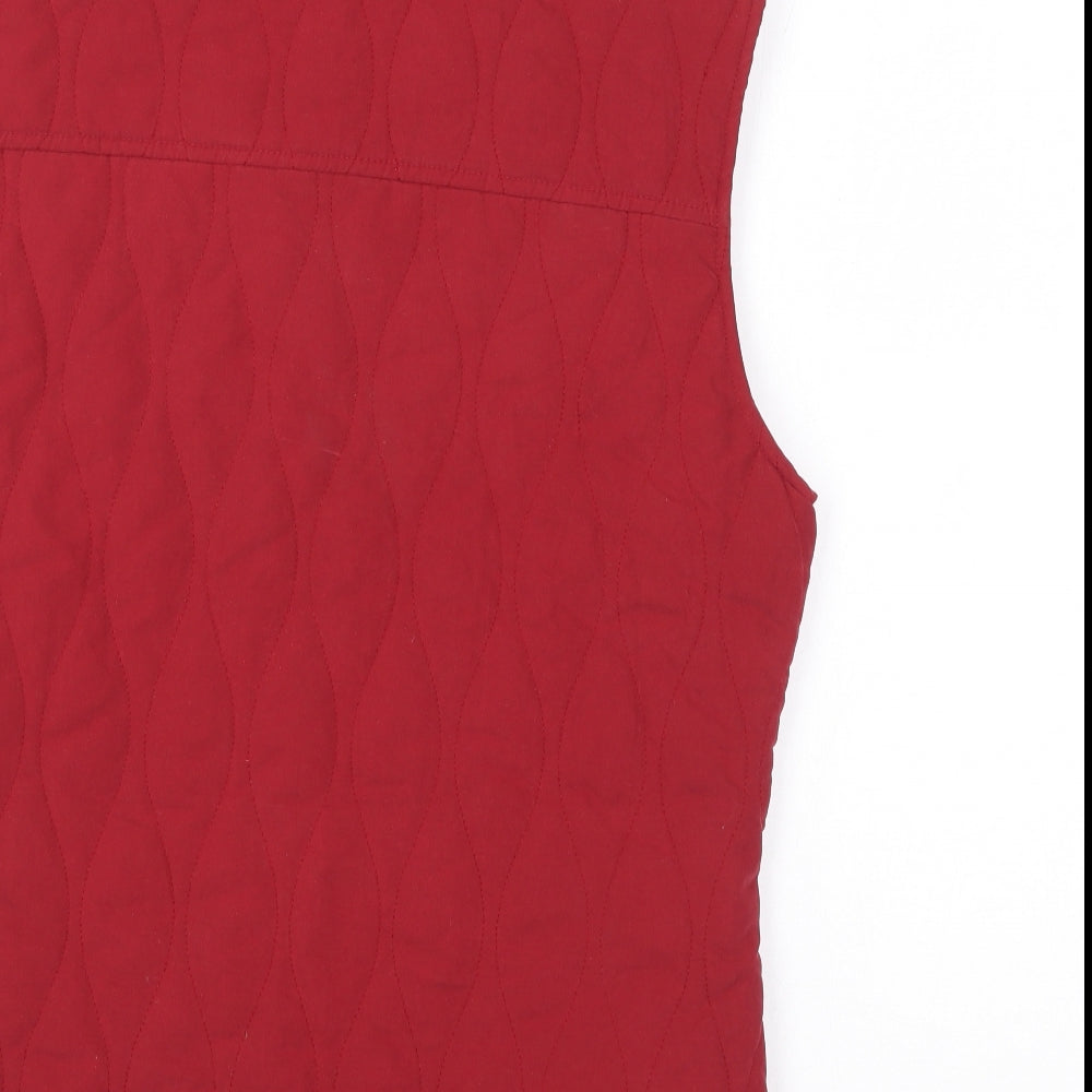 Womens UK Size 10 Jack Murphy Red Gilet