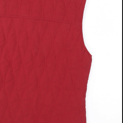 Womens UK Size 10 Jack Murphy Red Gilet
