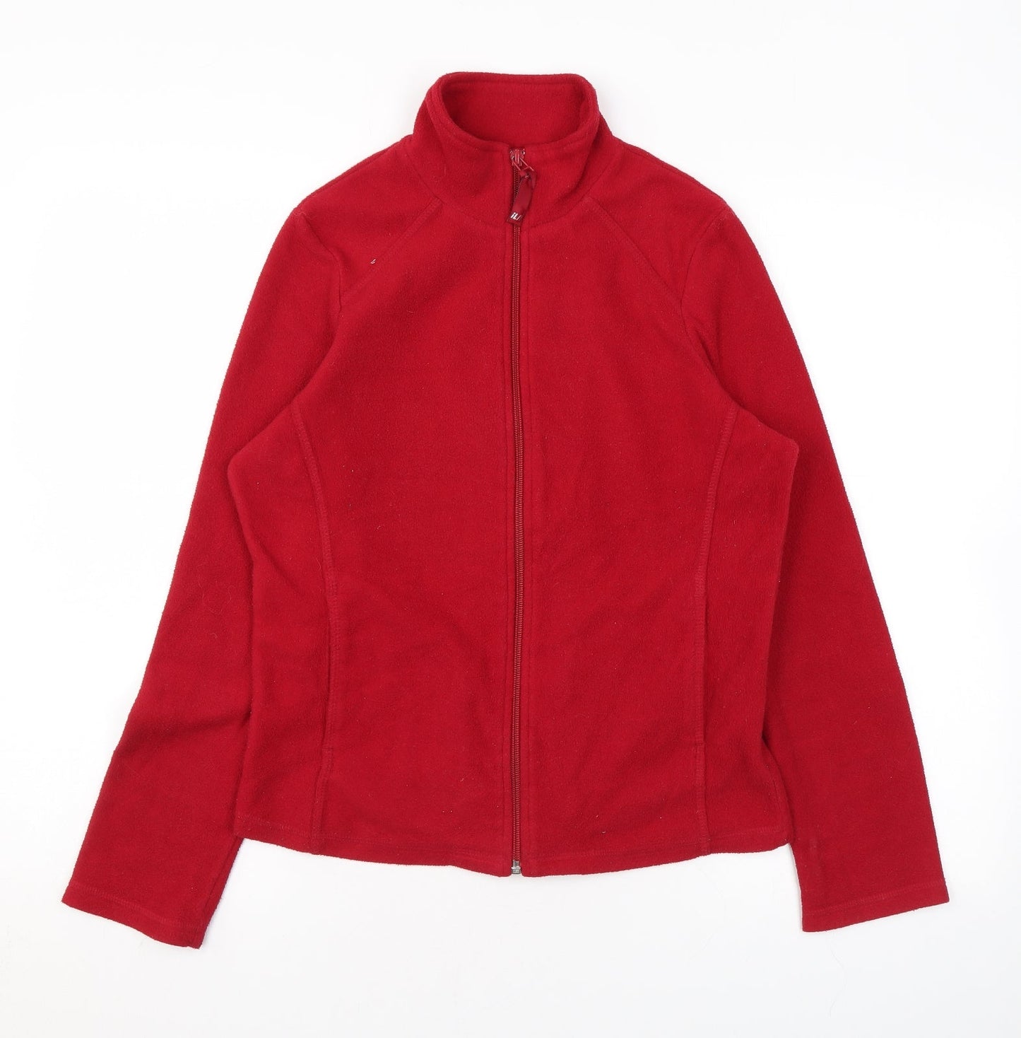 ILA Womens Red Jacket Size 10 Zip