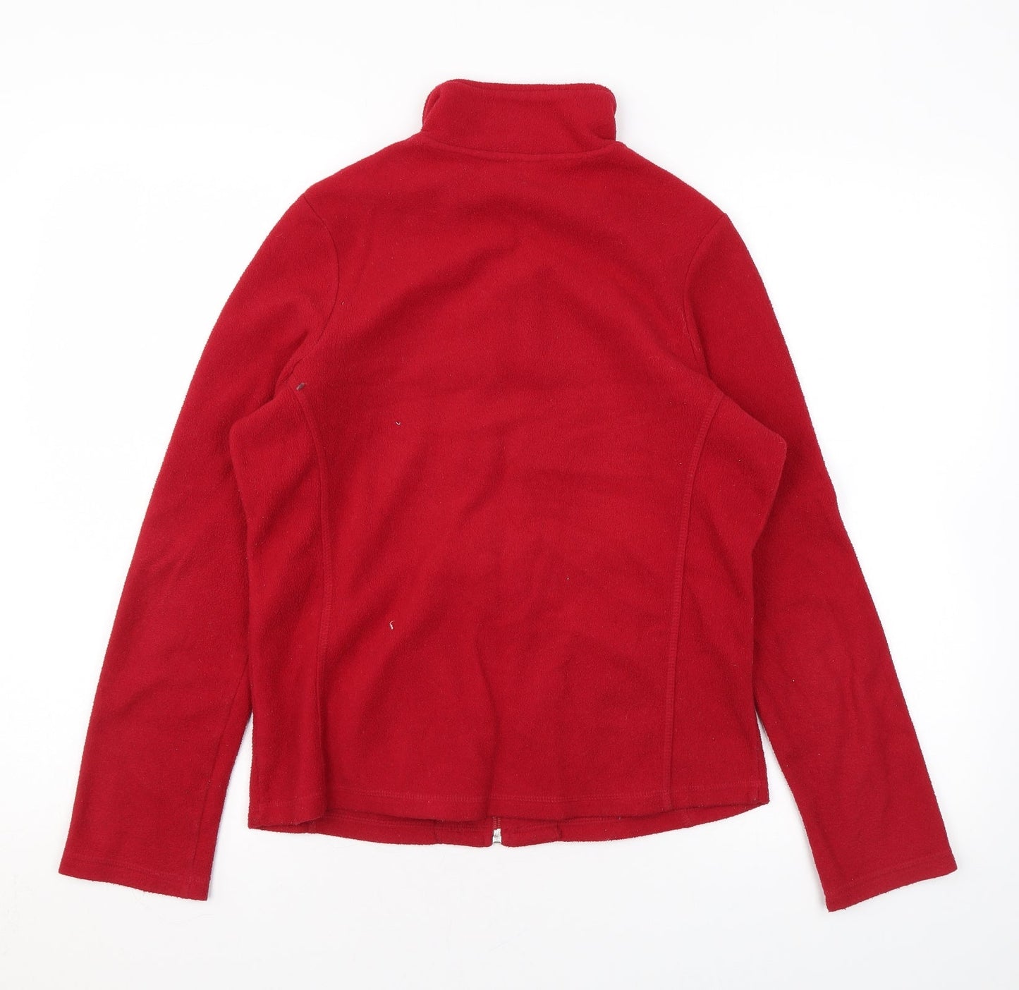 ILA Womens Red Jacket Size 10 Zip