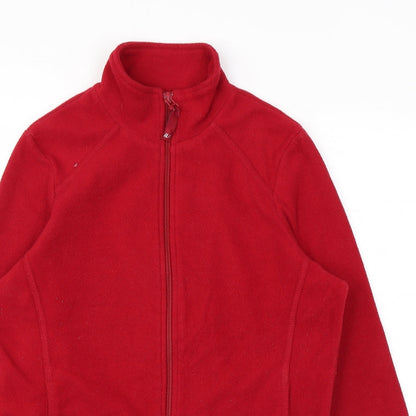 ILA Womens Red Jacket Size 10 Zip
