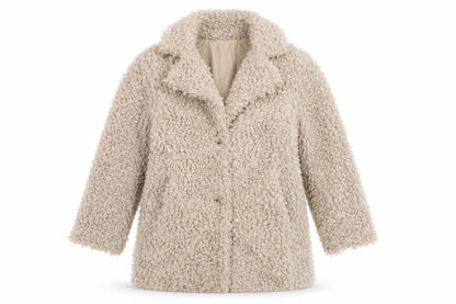 Womens UK Size S Zara Beige Overcoat