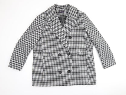 Womens UK Size 18 Marks and Spencer Grey Overcoat