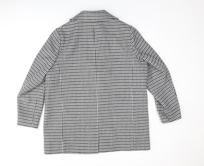 Womens UK Size 18 Marks and Spencer Grey Overcoat