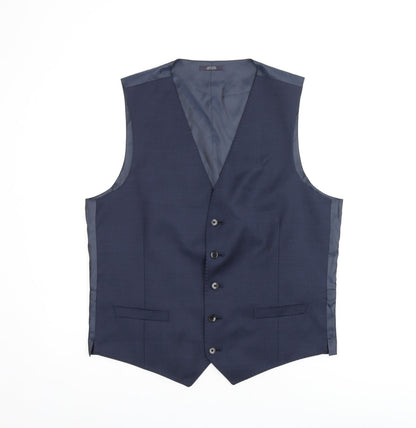 Mens UK Size 40 Marks and Spencer Regular Blue Suit Jacket
