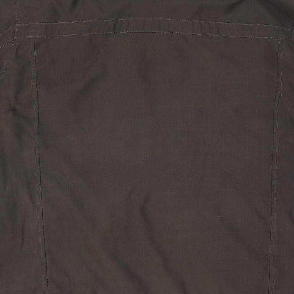 Mens UK Size S Debenhams Green Overcoat