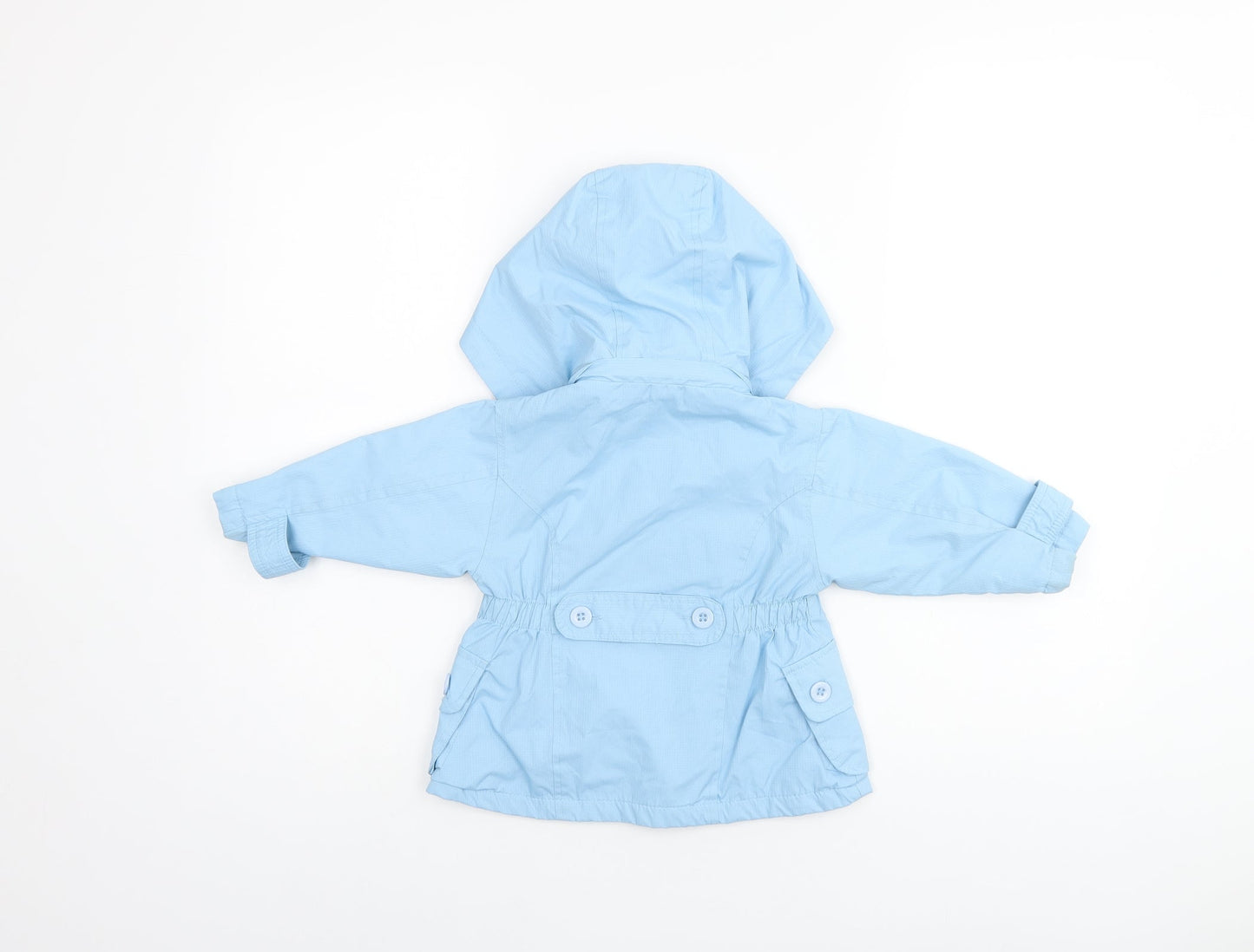 Martis Girls Blue Overcoat Coat Size S Zip
