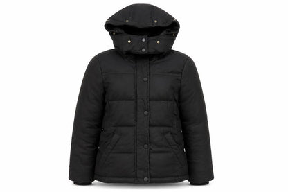 Womens UK Size 6 Topshop Black Puffer Jacket