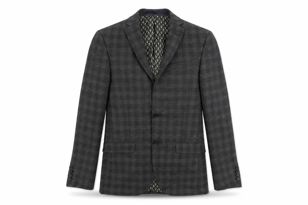 Mens UK Size 34 Limehaus Regular Grey Suit Jacket