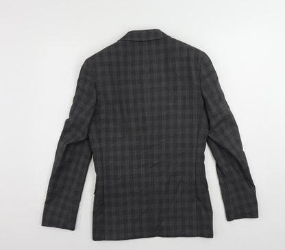 Mens UK Size 34 Limehaus Regular Grey Suit Jacket