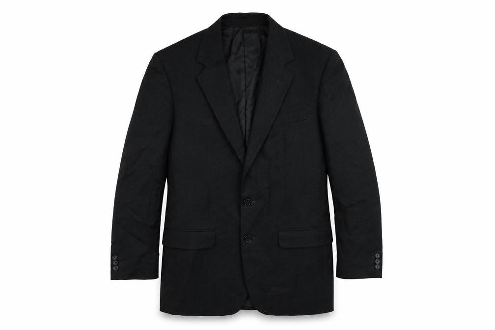 Mens UK Size 38 St Michael Regular Black Suit Jacket