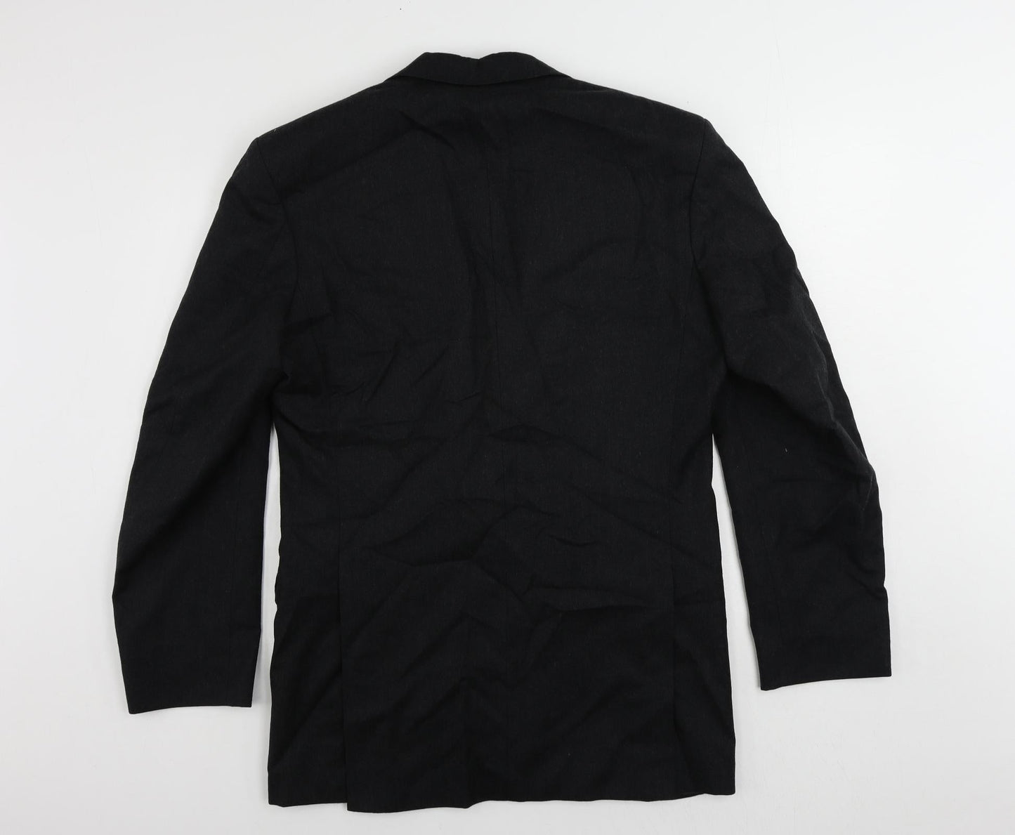 Mens UK Size 38 St Michael Regular Black Suit Jacket