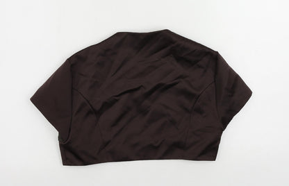 Debut Womens Brown Jacket Size 14 - Open