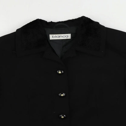 Womens UK Size 12 Bianca Black Jacket