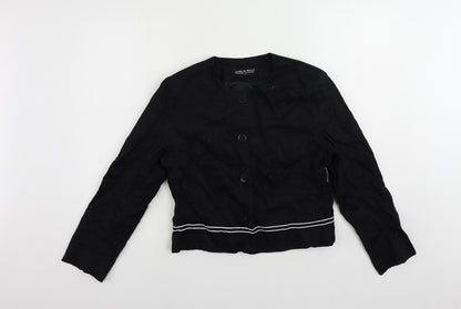 Womens UK Size M Joella Di Marco Black Jacket