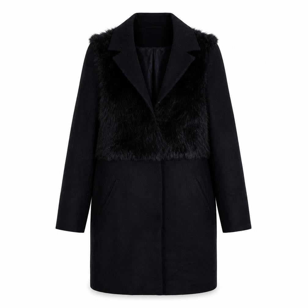 Womens UK Size 6 Topshop Blue Overcoat