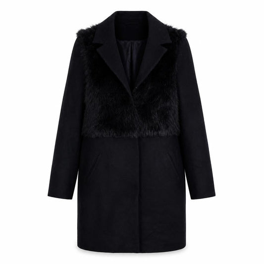 Womens UK Size 6 Topshop Blue Overcoat
