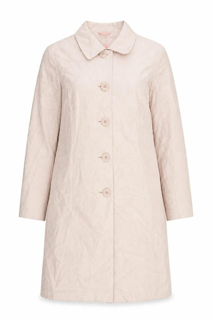 Next Womens Pink Overcoat Coat Size 10 Button - Embroidered