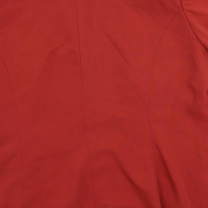 Womens UK Size 20 Ann Harvey Red Jacket