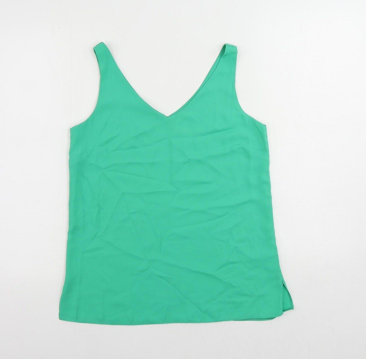 Womens UK Size 8 Wallis Green Basic Tank