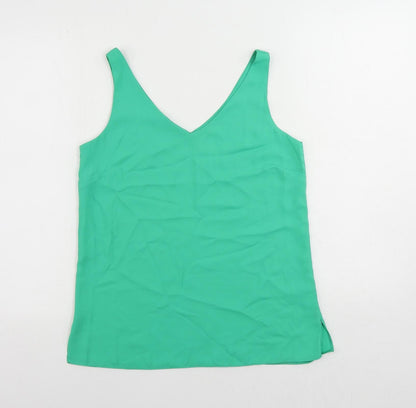 Womens UK Size 8 Wallis Green Basic Tank