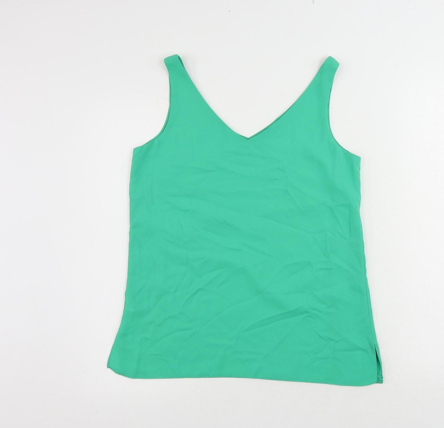 Womens UK Size 8 Wallis Green Basic Tank