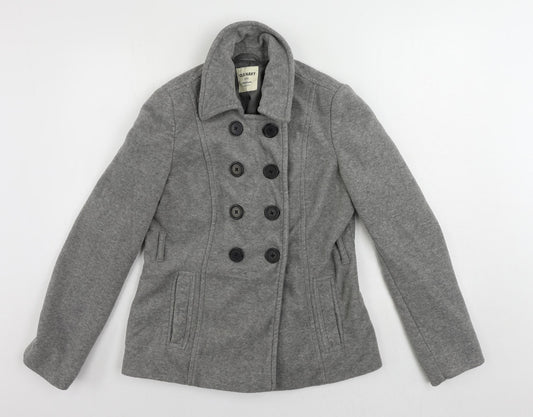 Old Navy Womens Grey Jacket Size M Button