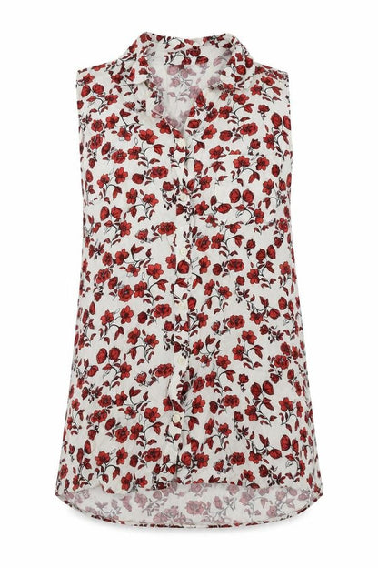 Womens UK Size 8 H&M White Basic Button-Up