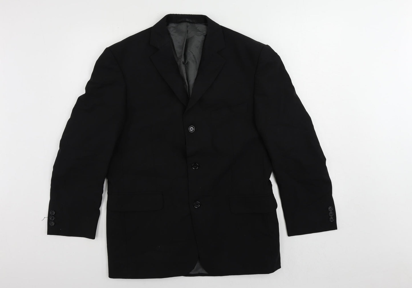 Mens UK Size 38 Taylor & Reece Regular Black Suit Jacket