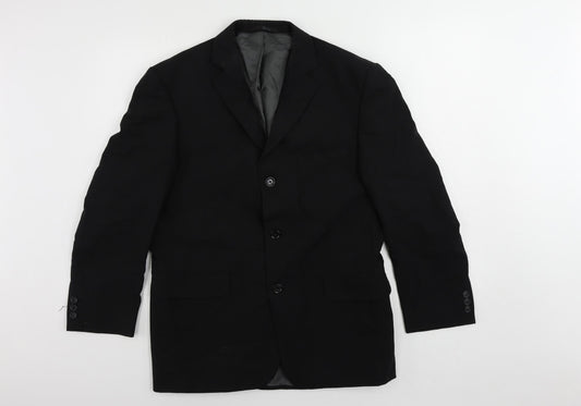 Mens UK Size 38 Taylor & Reece Regular Black Suit Jacket