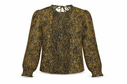 Womens UK Size L Zara Brown Basic Blouse