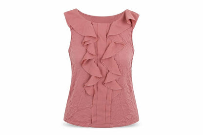 Womens UK Size XS H&M Pink Basic Tank