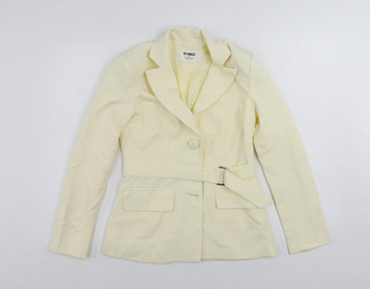 4th+ Reckless Womens Ivory Jacket Blazer Size 6 Button
