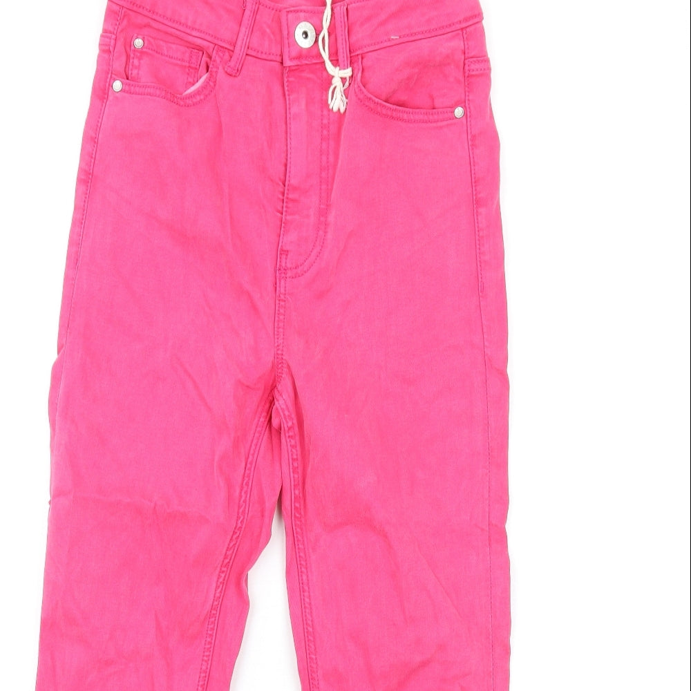Womens UK Size 6 Marks and Spencer Regular Fit Skinny Pink Jeans