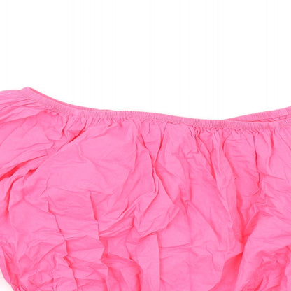 Womens UK Size 16 Marks and Spencer Pink Basic T-Shirt