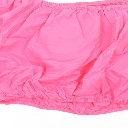 Womens UK Size 16 Marks and Spencer Pink Basic T-Shirt