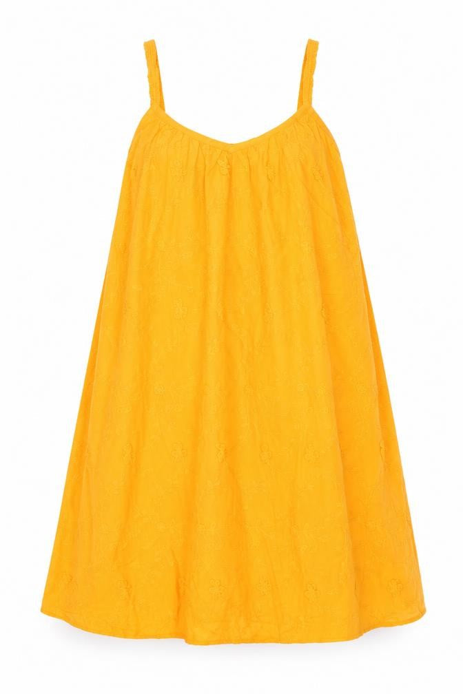 Per Una Womens Orange Cotton Trapeze & Swing Size 8 V-Neck Pullover