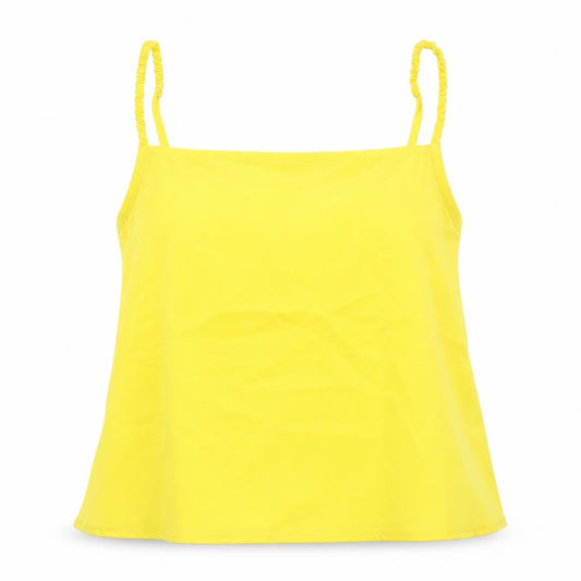 Womens UK Size S Mango Yellow Camisole Tank