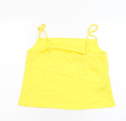Womens UK Size S Mango Yellow Camisole Tank