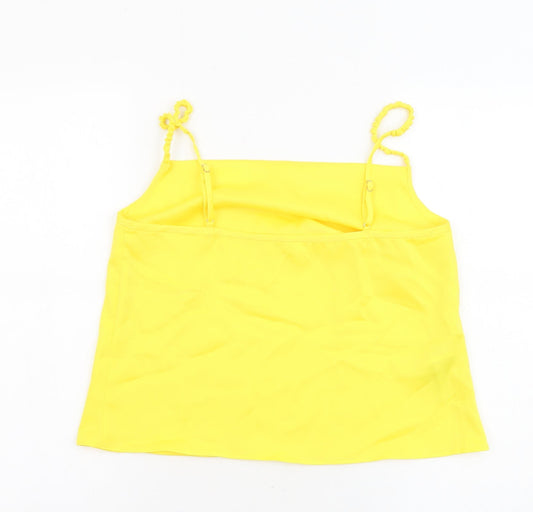 Womens UK Size S Mango Yellow Camisole Tank